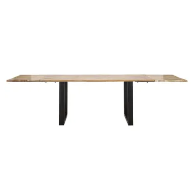Stół jadalny EDGE ALL. 180x90x77 cm - długość całkowita 280 (drewno mango)